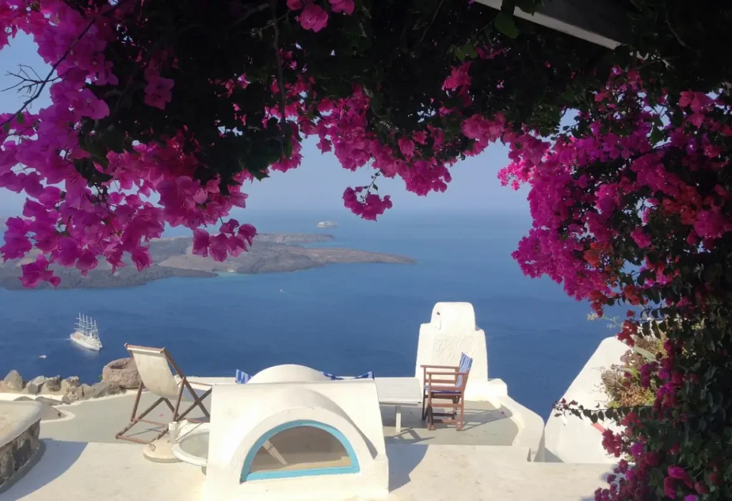 Imagem: Ilha, Grécia, Flower background